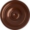 Ekena Millwork Small Classic Ceiling Medallion (Fits Canopies up to 10"), 40 1/4"OD x 3 1/8"P, Copper Penny CM40CLCPS - alternate 1
